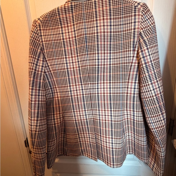 Veronica Beard Multicolor Check Dickey Blazer - Picture 3 of 4